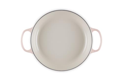 Le Creuset Signature Gourmet-Profitopf aus Gusseisen, 26 cm, 2,2 Liter, Peche – Ansicht 5