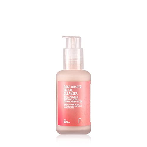 Freshly Cosmetics Limpiador facial 99% natural formato gel para una limpieza sin irritación. Rose Quartz, 100 ml