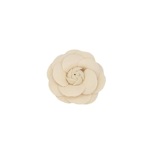 Image of Camellia Hair Clip and Brooch Pin for Women Dainty Flower Broochs Lapel Pins Designer Inspired Camellia Peony Rose Brooches Flower DIY Clothing Shoes Hats Accessories Wedding Party Dance Banquet Dress Suit Ceremony Jewelry Accessories