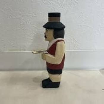 Amazon.co.jp: ビンテージ 木彫り おじさん オブジェ インテリア 雑貨