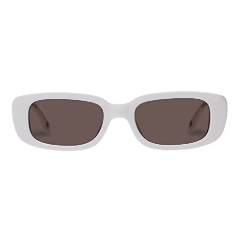 Image of AIRE Ceres Sunglasses - White, Rectangle, Unisex, Sleek and Slimline Style