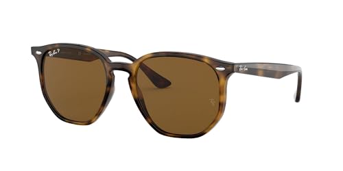 Ray-Ban RB4306 710/83 54MM Light Havana/Plastic Lens B-15 Brown Polarized Round Sunglasses for Men for Women