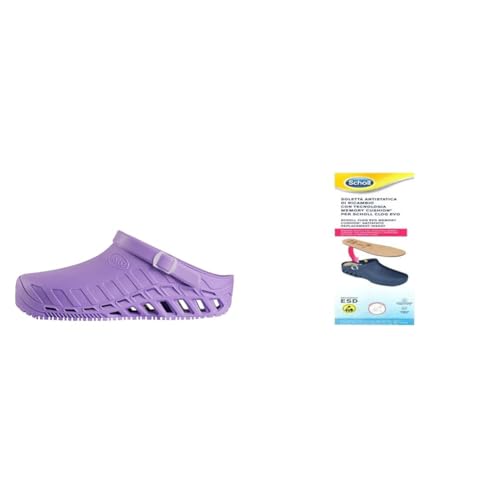 Clog Evo Scholl lilas sabot médical confortable et antistatique