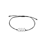 Pingyongchang Angel Number Bracelet 000 111 222 333 444 555 666 777 888 999 Lucky Bracelet Numerolog