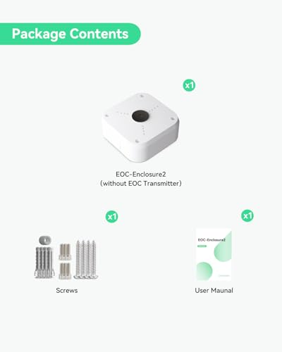 Image of LINOVISION EOC Transmitter and Camera Outdoor Universal Mount Box, Aluminum Enclosure, IP66 Waterproof Junction Box for EOC Transmitter, Most Bullet and Dome Cameras (Waterproof Enclosure only)