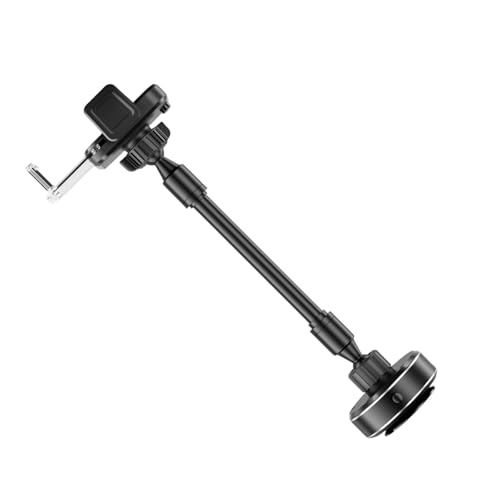 Support de téléphone pour voiture à ventouse et tuyau rotatif 360