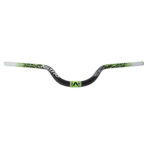 Guidon de VTT 31.8 mm en alliage léger avec un grand angle de relevé de 90 mm