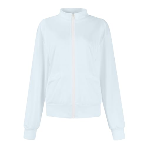 Scrub Jackets for Woman Zip Up Long Sleeve Tops Print Plus Size Womens Scrubs for Women Nursing Shirts with Pockets
