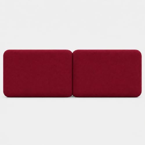 Angelo – Cojín de pared – 3D paneles de pared cama – cojín de pared ciruela, 70 x 50 cm