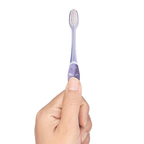 GUM 527 Technique Deep Clean Toothbrush, Compact Head, Sensitive Bristles, Bulk Samples, 12 Count