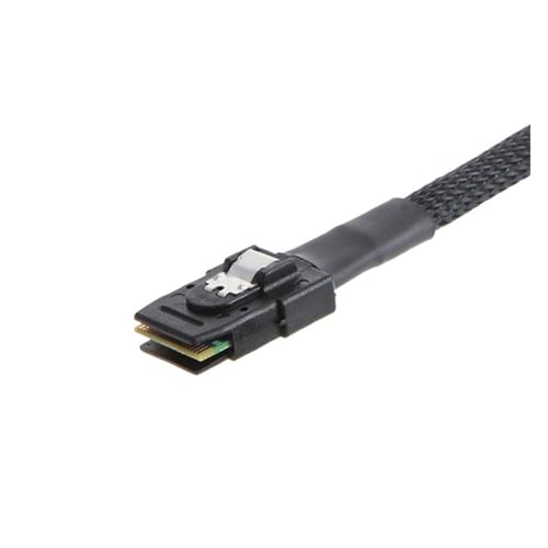 Cable SATA SFF-8087 a 4 SATA 0.5 m 12 Gbps miniatura 4