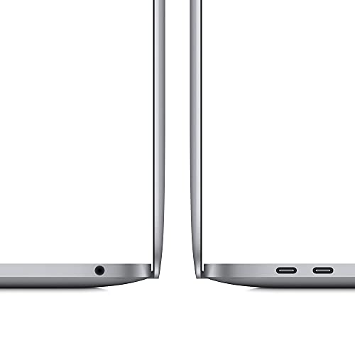 Apple 2020 MacBook Pro (13-inch, Apple M1 chip with 8‑Core CPU and 8‑Core GPU, 8GB RAM, 512GB SSD) - Space Grey; Arabic/English