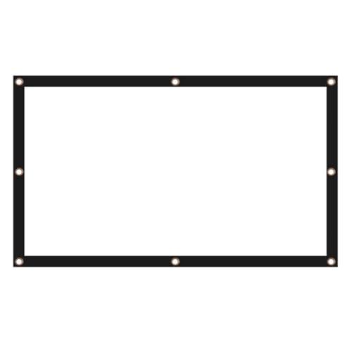 Pantalla de proyector portátil de 84 pulgadas ideal para noches de camping y presentaciones