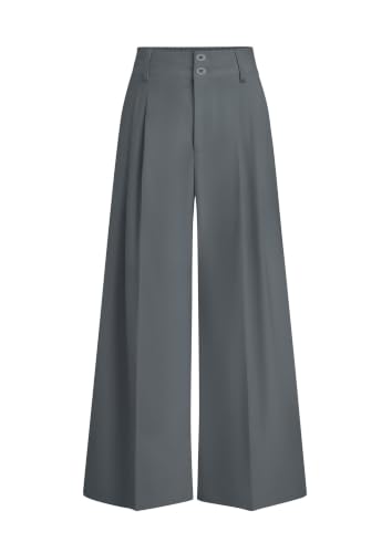 Image of PRETTYGARDEN Women's High Waisted Wide Leg Dress Pants
