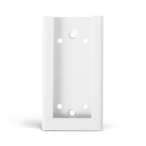 Image of Medline Suction Canister Wall Mounts, Universal Single Canister Design, Pre-Drilled, Powder-Coat Aluminum, White, Case of 20 Each