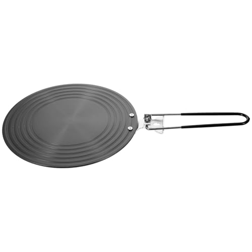 FOMIYES Placa Difusora de Calor de Aluminio para Cocina de Gas, Diámetro 28 Cm, Adaptador Metálico Multiusos Compatible Ollas de Acero Inoxidable y Hierro Fundido, Estilo Estilo Aleatorio
