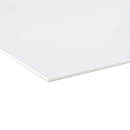 Forex Panneau en PVC blanc épaisseur 3 mm 100 x 100 cm blanc forex blanc PVC blanc