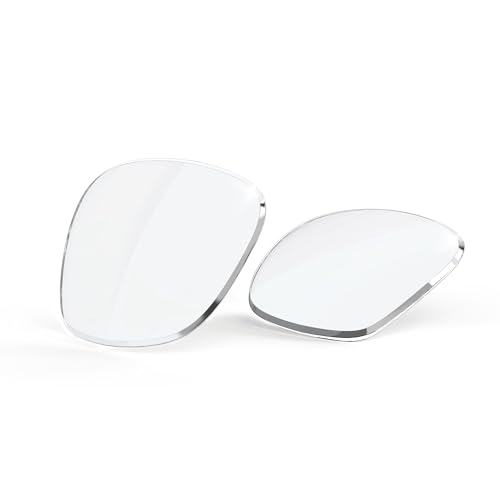 AMVR Replacement Clear Lenses Compatible with Ray-Ban Meta Wayfarer RW4006(Gen1) & RW4012 50mm(Gen2) Clear Lens UV Protection & Scratch-Resistant