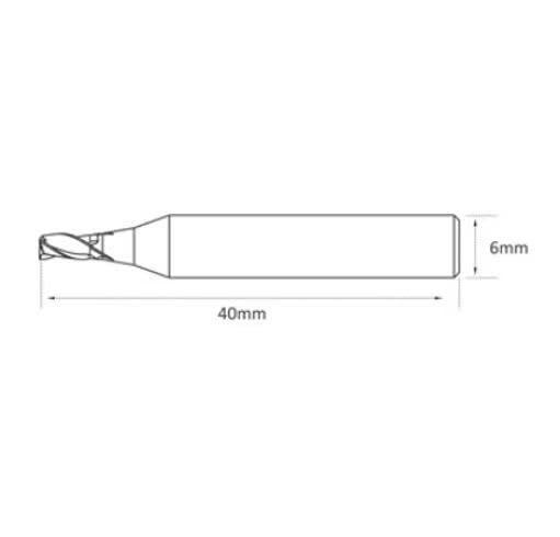 Image of Key Machine Milling Cutter for WENXING Q33 DEFU 368A Vertical Key Machine, 0.9mm Carbide Cutter End Mill For Laser Key Machines with Speeds Over 5000 rpm Spiral Cutting Edge Design, 0.9mm(2pcs)