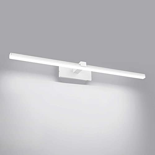 Lumière salle de bain vanité LED blanche et chaude pour maquillage précis