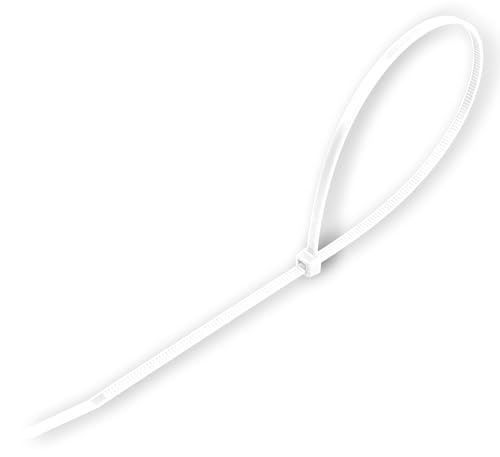 Morsetto - Plastica Bianca, 4,8 X 300 Mm, Confezione Da 100 Pezzi, Ideale Per Fissaggio Sicuro In Varie Applicazioni. *