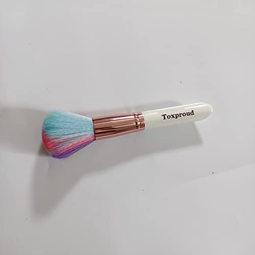 Toxproud- Cosmetic brushes,Large Powder Brush Flat Arched Premium Durable Kabuki Makeup Brush Perfect For Blending Liquid