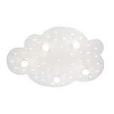 LEUCHTENDE KINDERAUGEN - Die Sternenwolke wird nicht nur Ihr Kind erfreuen, sondern auch Freunde & Verwandte werden begeistert sein. Die LED Wolke eignet sich auch super als Geschenk zur Geburt oder Taufe. Ein echtes Highlight im Kinderzimmer. Maße: 75 x 50 x 8 cm