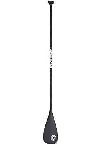 Light Board Corp Unisex – Erwachsene 100% Carbon Endurance Race Paddle fix SUP PADDEL, Schwarz, Uni