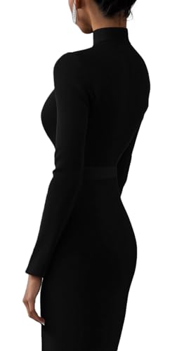 SperLucky Women's Elegant Bodycon Dresses Formal Office Sheath Dresses2