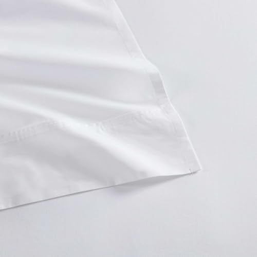 Martha Stewart Cotton Percale Sheet Set White thumbnail 6