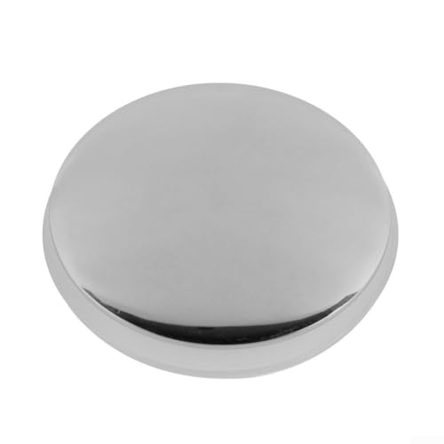 Zilimontt Bouchon de bonde de lavabo chromé de 36 mm avec mécanisme clic-clac pour lavabo de salle de bain et baignoire, matériau en laiton avec joint d'étanchéité