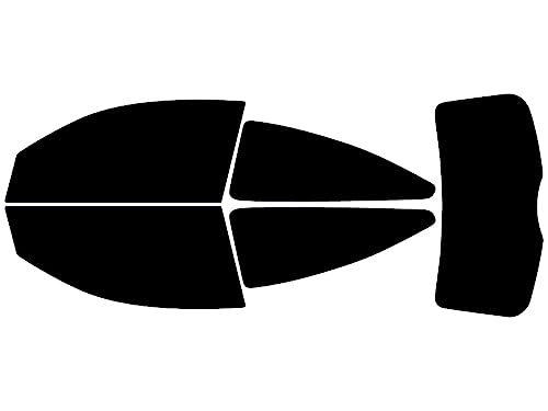 Rvinyl Window Tint Kit Compatible with Ford Focus 2000-2007 (2 Door Hatchback) - Complete Precut Kit - 5%