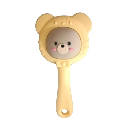 Image of THE LITTLE LOOKERS Teether for Baby | Musical Rattle Teethers for 3 to 24 Months | Silicone Rattle Teether | BPA-Free for Easy Teething | Jhunjuna, Baby Feeding Toys (Yellow)