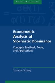 Buy Econometric Analysis of Stochastic Dominance — BookShops.in