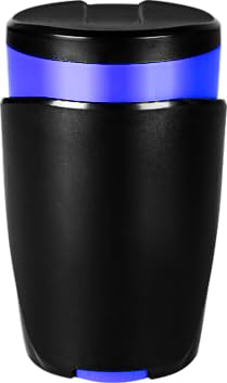 Portable Snack Dispenser, Keep Your Hand Clean, for Nuts, Candy, Cookies, Crackers, Small Snacks, for Game Lover, Home, Office, Car (7oz) (Blue)