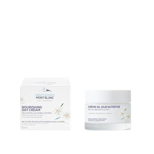 Saint-Gervais Mont Blanc - Nourishing Anti-Aging Day Cream for Dry to Very Dry Mature Skin - 50 ml, White, 50 ml (Pack of 1)