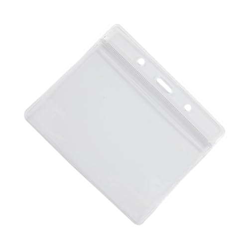 Porte badge horizontal etanche Housoutil lot de 100 avec laniere