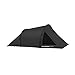 predolo Family Tunnel Tent for Hiking, Windproof and Sun Protection, Black