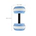 Milisten Light Weight Dumbbells Water Aerobics 2 Pack Floating Dumbbell Set Water Resistance for Pool Fitness