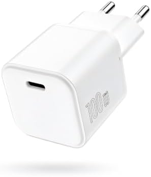 Mukiya 100W GaN USB C Ladegerät, Superkleines USB-C Netzteil | Mini Schnellladegerät mit PD3.0&PPS, Für MacBook Pro/Air iPhone 18 Pro Max/iPhone Duo/17/16 Samsung S26 25 Laptops No