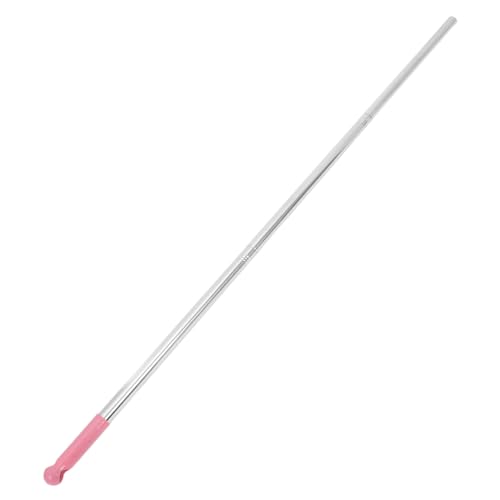 OHPHCALL Stainless Steel Broom Handle with Comfortable Grip Durable Replacement Rod for Brooms and Dustpans Compatible with Various Cleaning Tools Easy to Clean Long