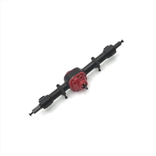 Essieu arrière MN D90 en métal noir pour amélioration de voiture RC 1/12