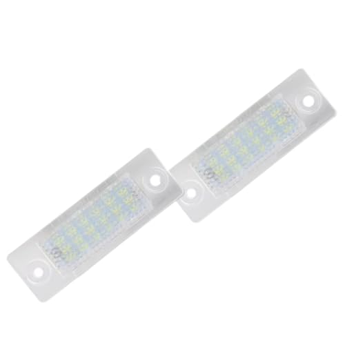 Luz de placa de matrícula Skoda Superb pilotos impermeables antiniebla repuesto duradero 2 udes