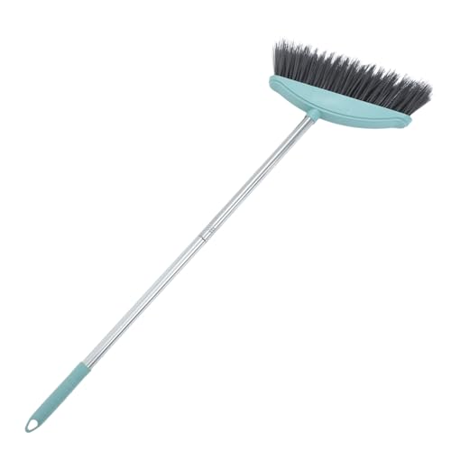 HAWILLOSCH Household Broom with Soft Bristles for Dust and Pet Hair Long Handle Angle Sweep Broom Heavy Duty Indoor Outdoor Cleaning