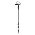 LEKI Wanderfreund Makalu Aluminum Adjustable Lightweight Walking Pole (Single) for Trekking & Hiking - Black-Anthracite-Copper - 90-120 cm