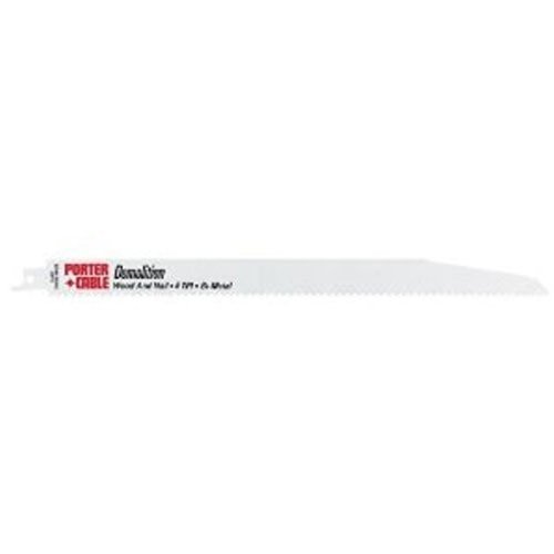 PORTER-CABLE 14027-2 12-Inch, Bi-Metal Demolition Reciprocating Saw Blade, 6 Teeth per Inch-Inch