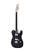 IYV- ITA-450 Solid Ash Body Telecaster Electric Guitar, Satin Black