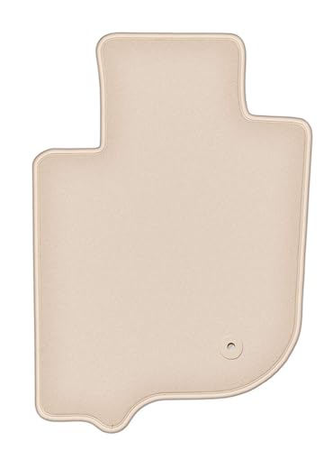 Tapis de sol velours beige Mitsubishi L200 VI Fortuna conducteur antidérapant 2019+