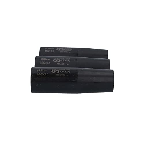 KS Tools 450.0376 Radbolzen-Zentrier- und Schonhülsen-Satz. M22x1.5. 32.0 mm. 2-tlg