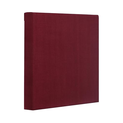 ATS Acoustics Sound Absorbing Acoustic Panel 24" x 24" x 4" Beveled Edge (Burgundy)